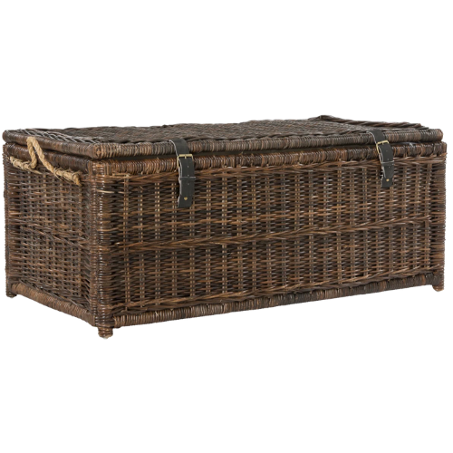 Caden 46" Wicker Storage Trunk wayfair
