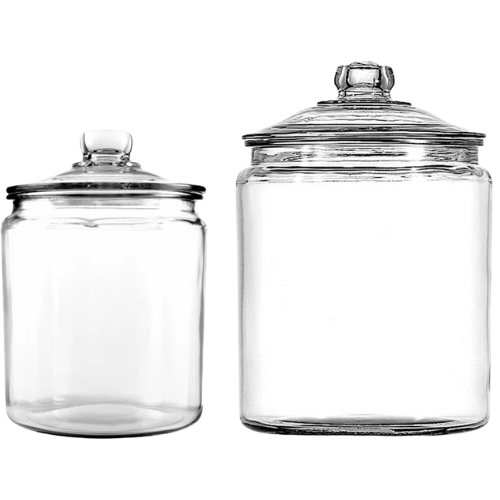Anchor Hocking Glass Canister Set of 2 Wayfair