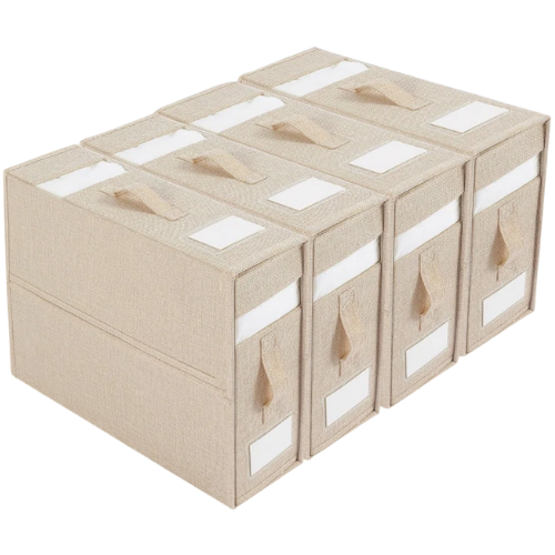 4 Pack Bed Sheet Organizer With Clear Window