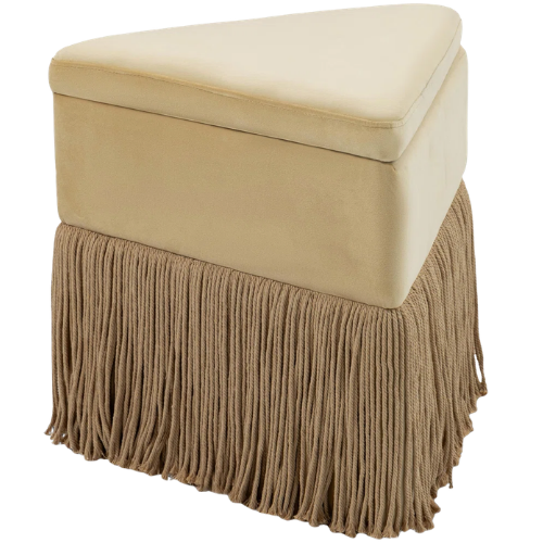Keyia Velvet Ottoman / Stool storage wayfair