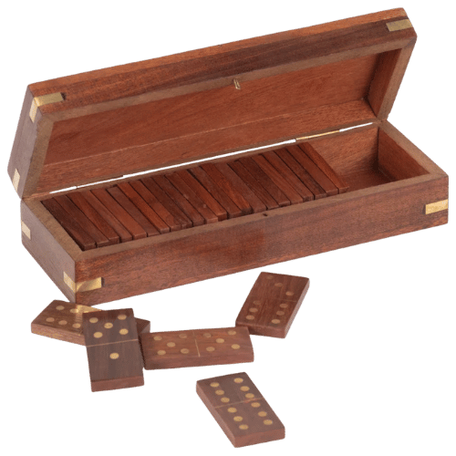 Joss & Main Wood Dominoes Box