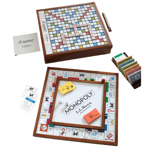 L.L.Bean Deluxe Scrabble/Monopoly