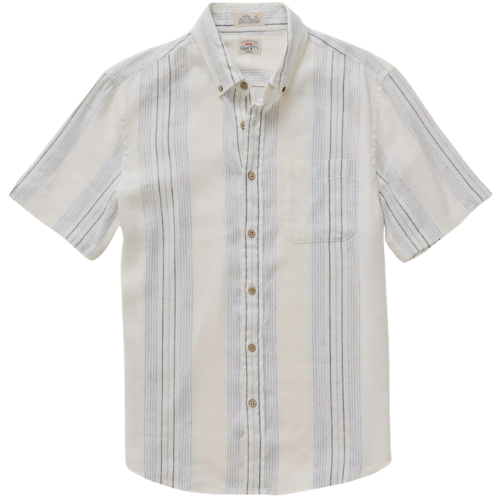 Short-Sleeve Breeze Shirt - River Shore Stripe Faherty