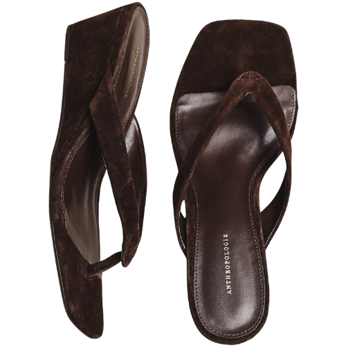 By Anthropologie Wedge Flip-Flop Heels