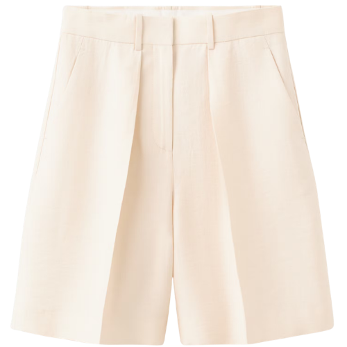 Straight Fit Lyocell Bermuda Short Mango