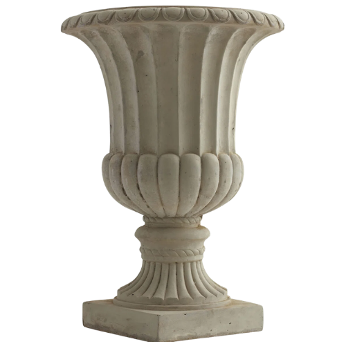 Perigold Nearly Natural Large Fiber Clay Urn Planter