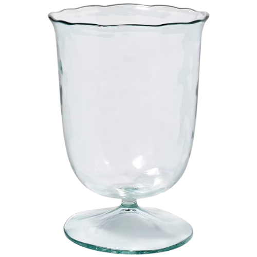 Acrylic Ruffled Footed Goblet Clear - Threshold Target