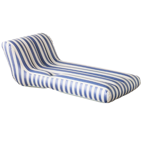 Target Inflatable Pool Lounger Blue Striped - Hearth & Hand