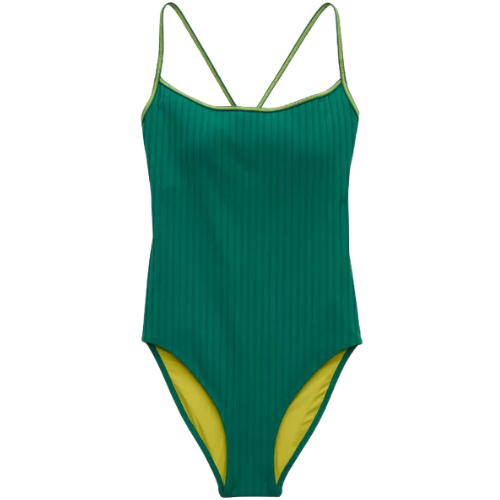 Aerie Scoop Ribbed Full Coverage One Piece Swimsuit