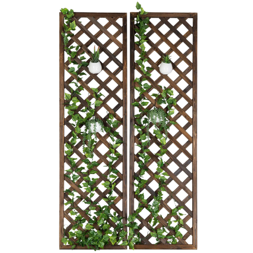 Wood Lattice Panel Trellis (Set of 2) Wayfair