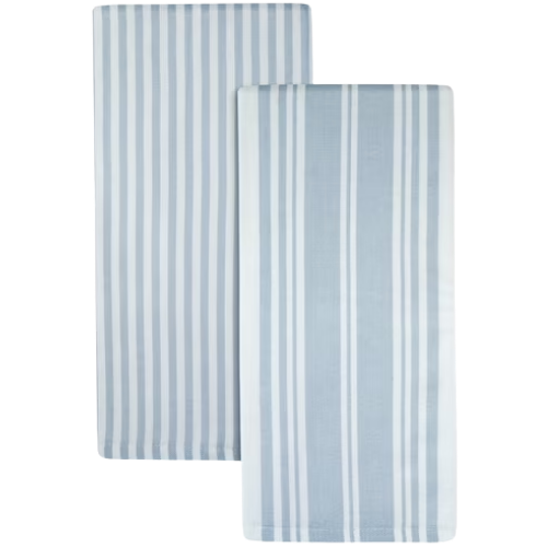 Walmart (US) Better Homes & Gardens 2 Piece Culinary Kitchen Towel, Blue Linen