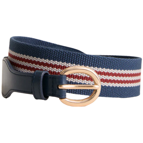 Tuckernuck (US) Navy and Red Woven Strap Belt