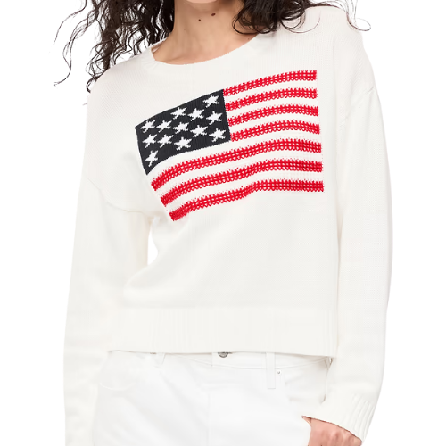Old Navy (US) Seaside Cotton Long-Sleeve Flag Sweater