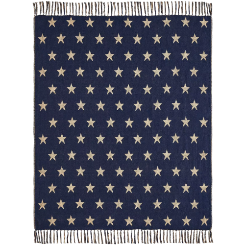 My Country Jacquard Stars Woven Throw 50x60