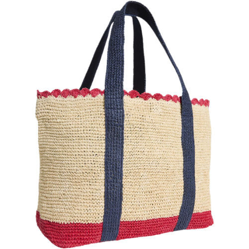 Vineyard Vines Medium Raffia Tote