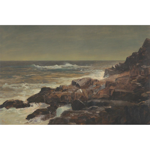 Otter Cliffs Juniper Print Shop Frame TV Art
