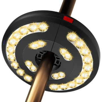 Amazon rechargeable patio umbrella lights
