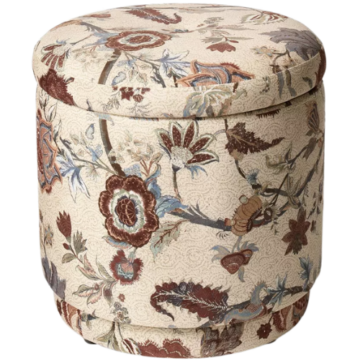 Swivel Storage Ottoman Floral Pattern – Threshold