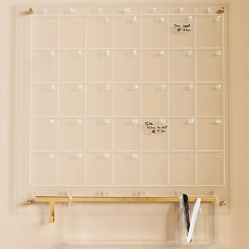 Acrylic Monthly Wall Calendar Bundle