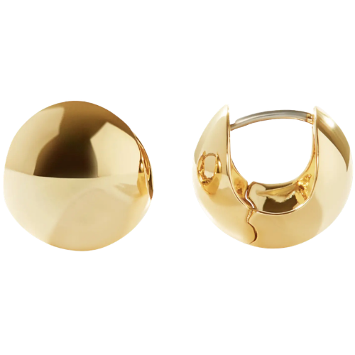 Mini Abby Sphere Huggie Hoop Earrings